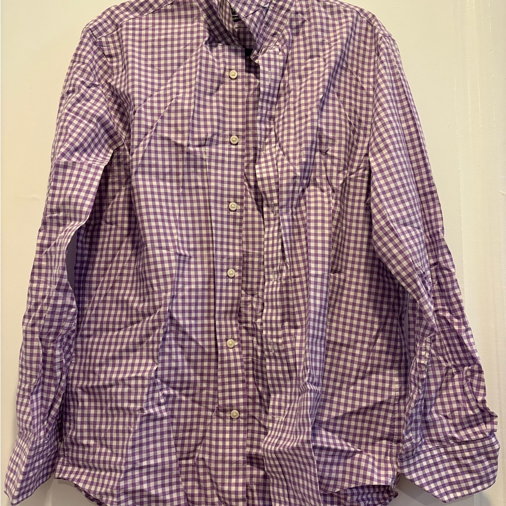 Ralph Lauren Purple Checkered Men's Shirt